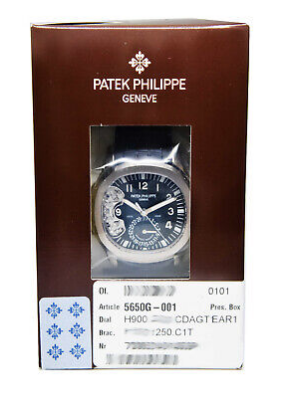 Patek Philippe NEW Aquanaut Advanced Research 18k White Gold 5650G DOUBLE SEALED